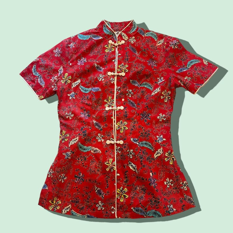 USED] RED❤️チャイナシャツ | garden730