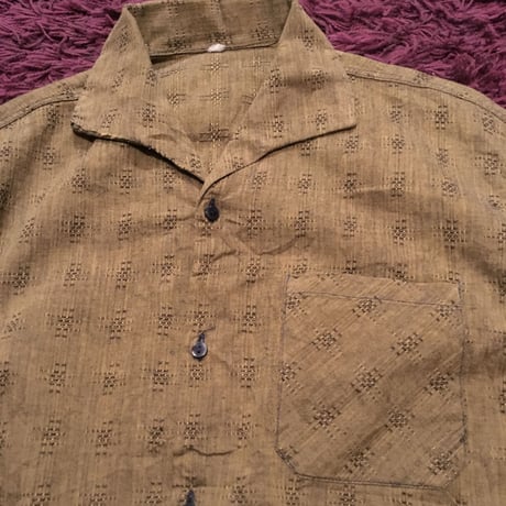 [USED] OLD EURO 柄シャツ
