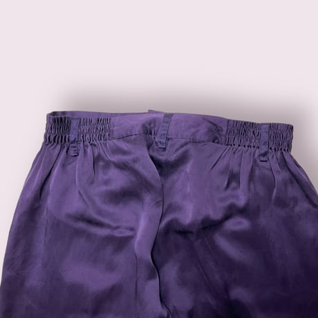 [USED] PURPLE SILKパンツ