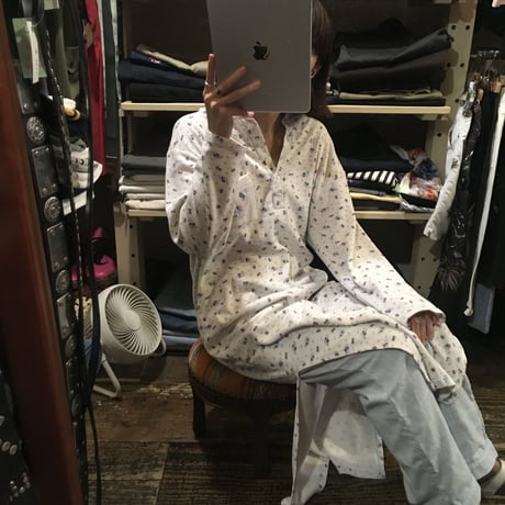 [USED]  cotton サーマルワンピース