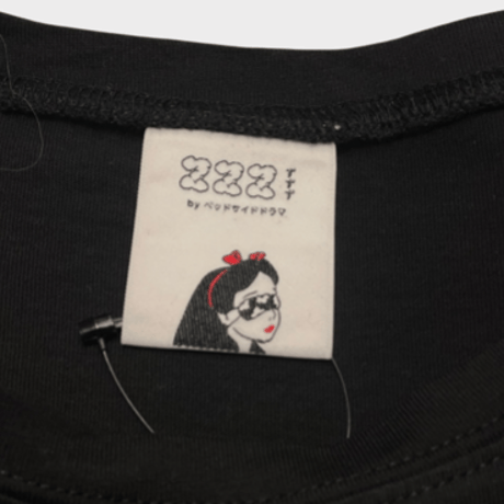 [USED] "ZZZ" / クロップド BLACK Tee