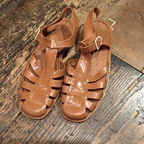 [USED] EURO ビニールサンダル BROWN