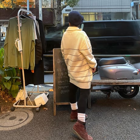 [USED] HALF ZIP ニット  ♡