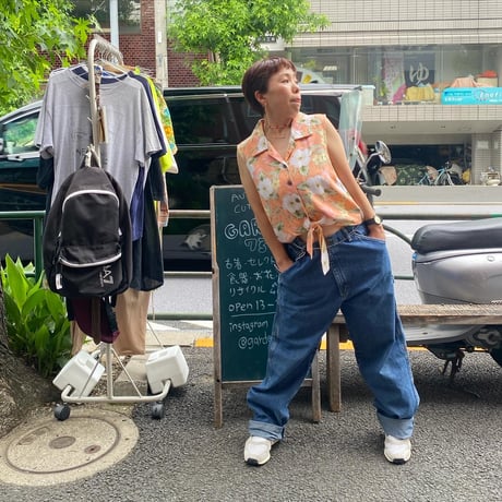 [USED] 太めシルエットの DENIM Painter pants