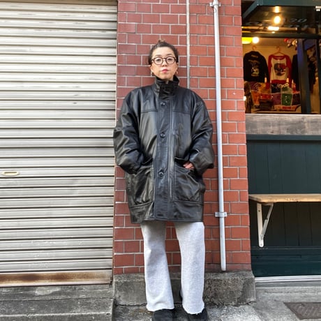 [USED] リアルレザーCAR COAT