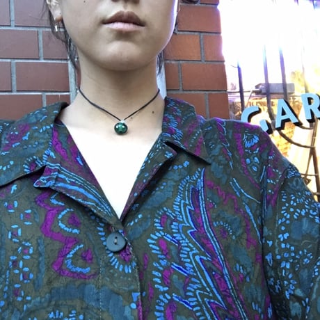 [USED] made in ITALY レーヨンシャツ