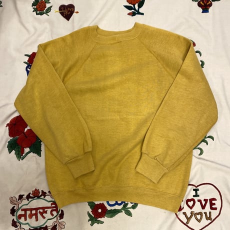 [USED] VINTAGE MUSTARD SWEAT！