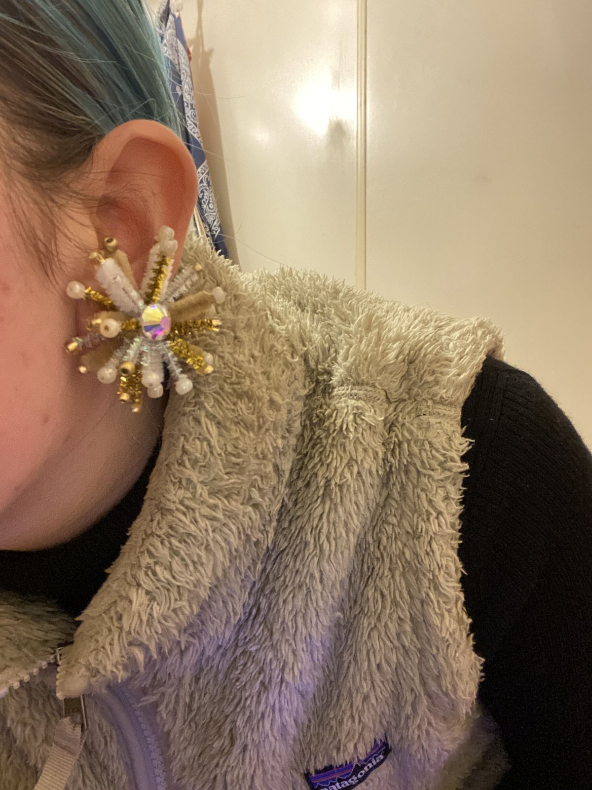 ちまっと♡ボタニカル風鈴型にゃんこ リトルウッズ ピアス/イヤリング