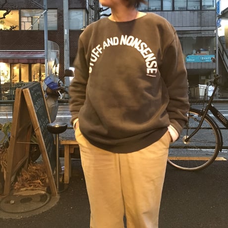 [Naughty] STUFF AND NONSENSE GRUNGE SWEAT