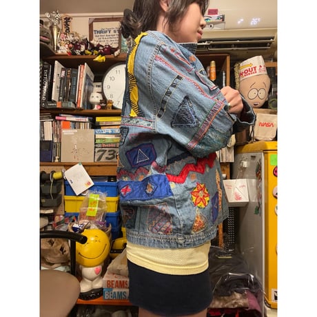 [USED]パッチワークデニムジャケット
