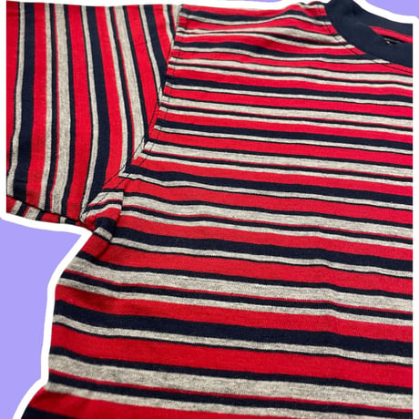 [USED]ボーダー チビtee