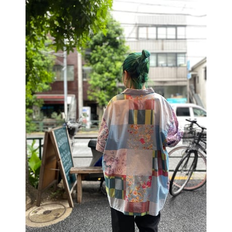 ［USED］パッチワーク風SHIRTS♡