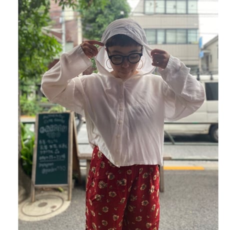 [USED] レーヨン WHITE パーカー