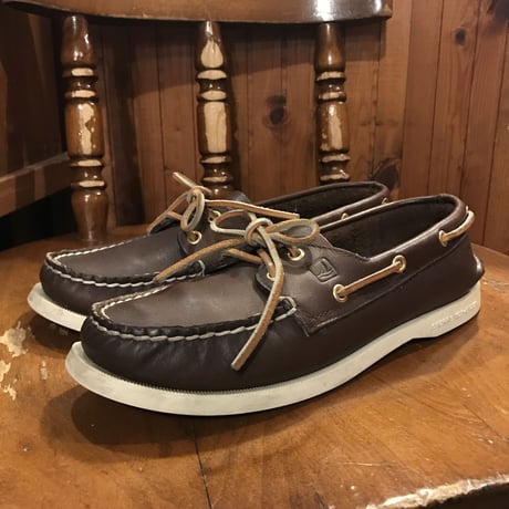 [USED] TOP SIDER レザー デッキシューズ