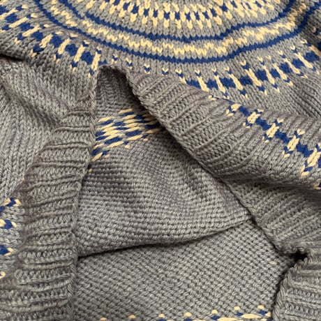 [USED]  ノルディック柄 KNIT