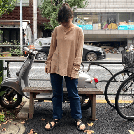 [USED] L.L.Bean ヘンリーネックtops