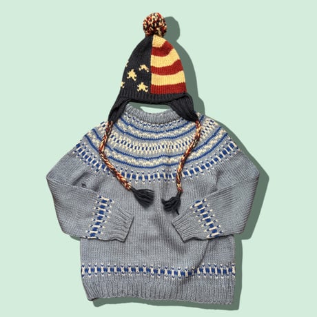 [USED]  ノルディック柄 KNIT