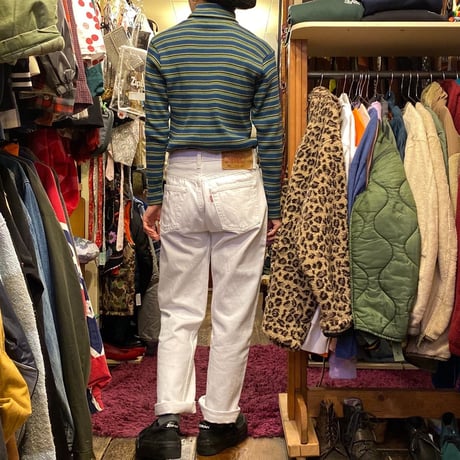 [USED] Levi's 501 WHITE！