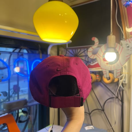 [USED] バーガンディNIKE CAP