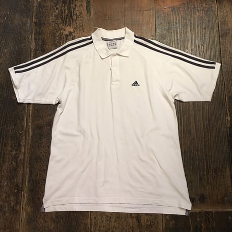 [USED] adidas WHITE ポロ