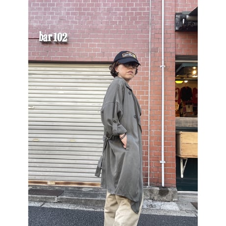 [USED] テロテロ トレンチ風 COAT