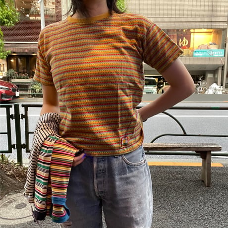 [USED]lady's mini tee ハデハデシリーズ🍊