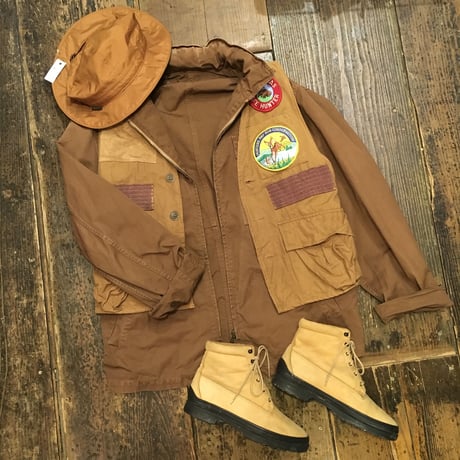 [USED] made in ITALY.  vintage COTTON PARKA