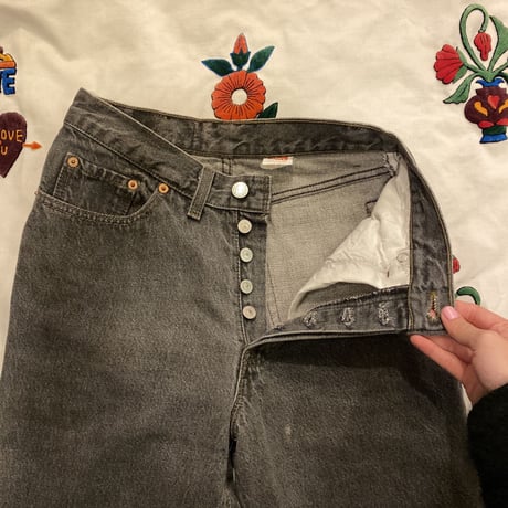[USED]  OLD Levi's 17501 High-Waist(BLK)