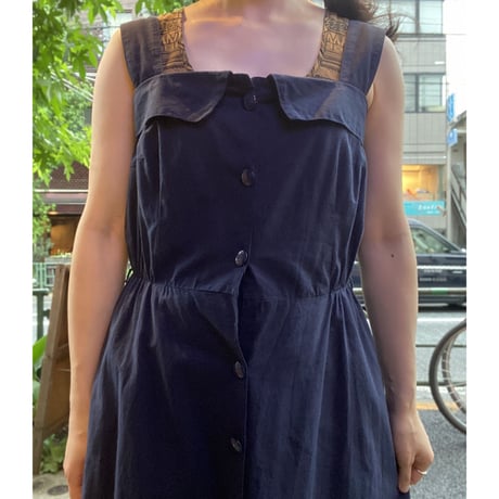 [USED]  VINTAGE ネイビーワンピース