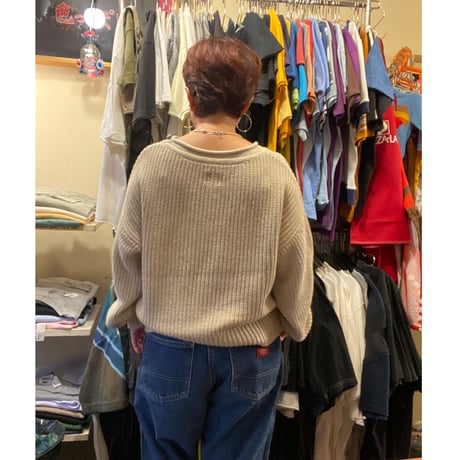[USED]GAP cottonショート丈ニット