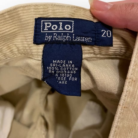 [USED] ”Polo” コーデュロイパンツ