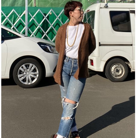 [USED] des petits haute ニットカーディガン  🤎