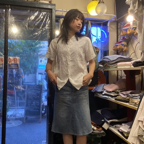 [USED]LINENデザインシャツ