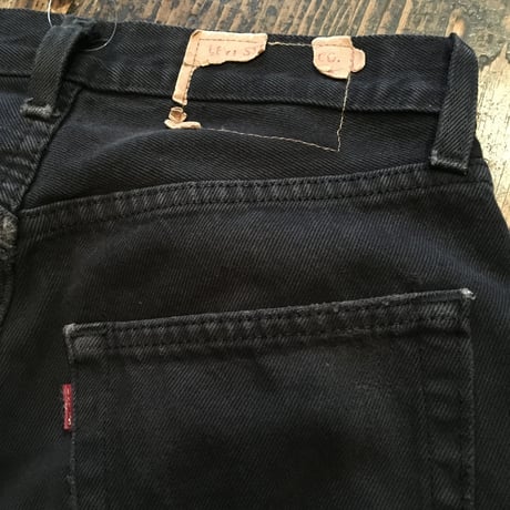 [USED] Levis 501 BLACK ダメージDENIM