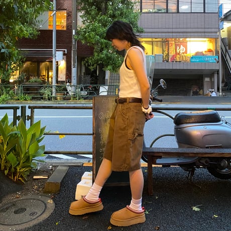 [USED] "Dickies" ダック地ペインターShorts