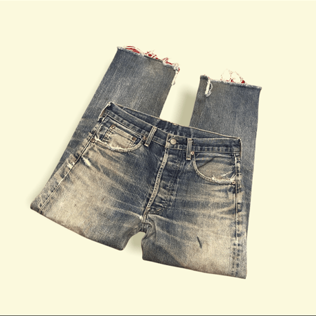 [USED] GOOD COLOR!! Levis 501 BIG"E" レプリカ