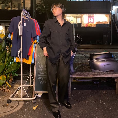 [USED] BLACK ウエスタンシャツ