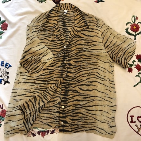 [USED] EURO Vintage レーヨン TIGER SHIRTS