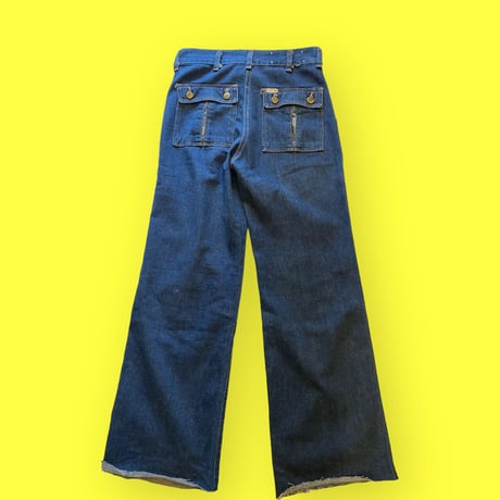 [USED]  70's フレアデニムパンツ