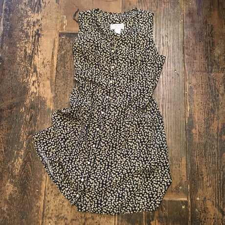[USED] マーガレット柄ワンピ