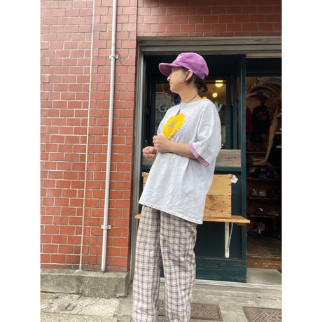 [USED]  重ね着風 "ひまわり" Tee