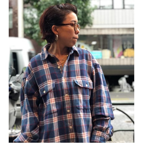 [USED] 90's GAP BIG HEAVY NEL SHIRTS