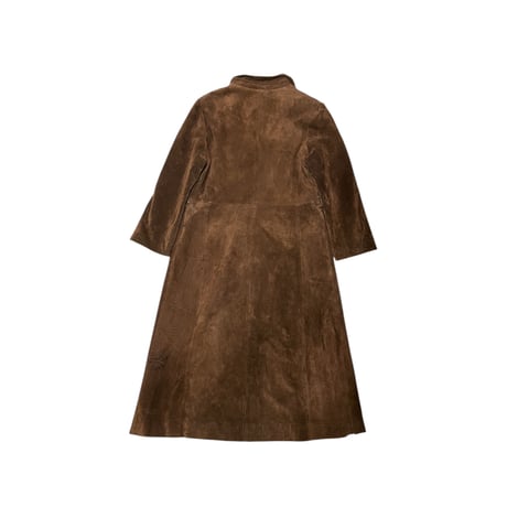 [USED] Real  Leather ブラウンスエード コート