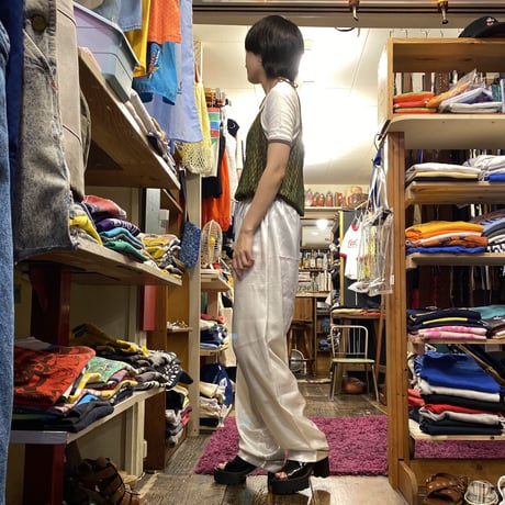 [USED] イイ色！総柄キャミ
