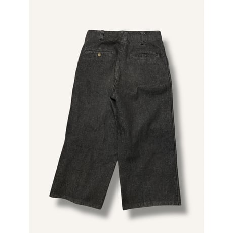 [USED] "BEN DAVIS" GORILLA CUT BLACK DENIM