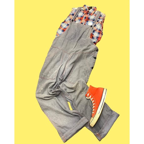 [USED] EURO vintage COTTON  オーバーオール
