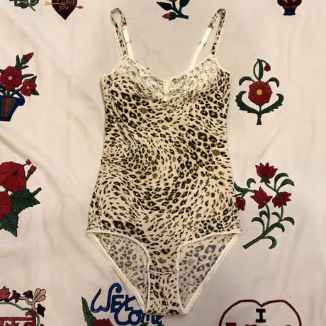 [USED] レオパード lingerie BODY SUIT