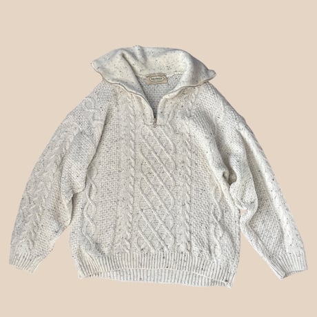 [USED] バニラビーンズ HALF ZIP ニット