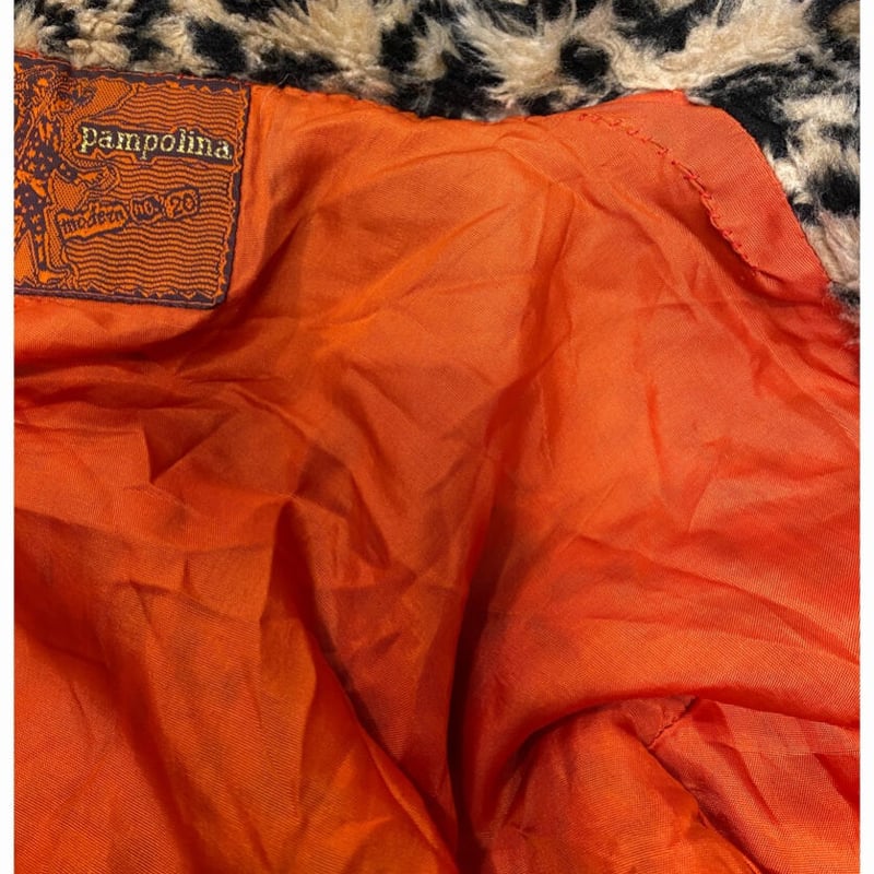 カナダ 1976年製オレンジ色フェイクファーコート人形 カナダ 1976年製オレンジ色フェイクファーコート人形 外套（がいとう