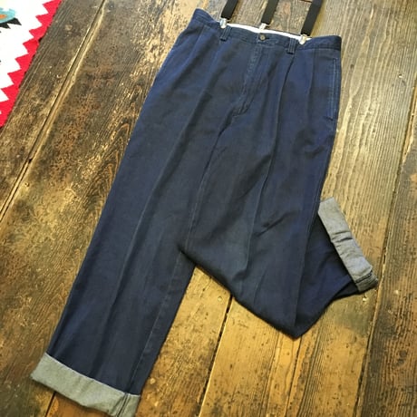 [USED] DENIM 2タック パンツ